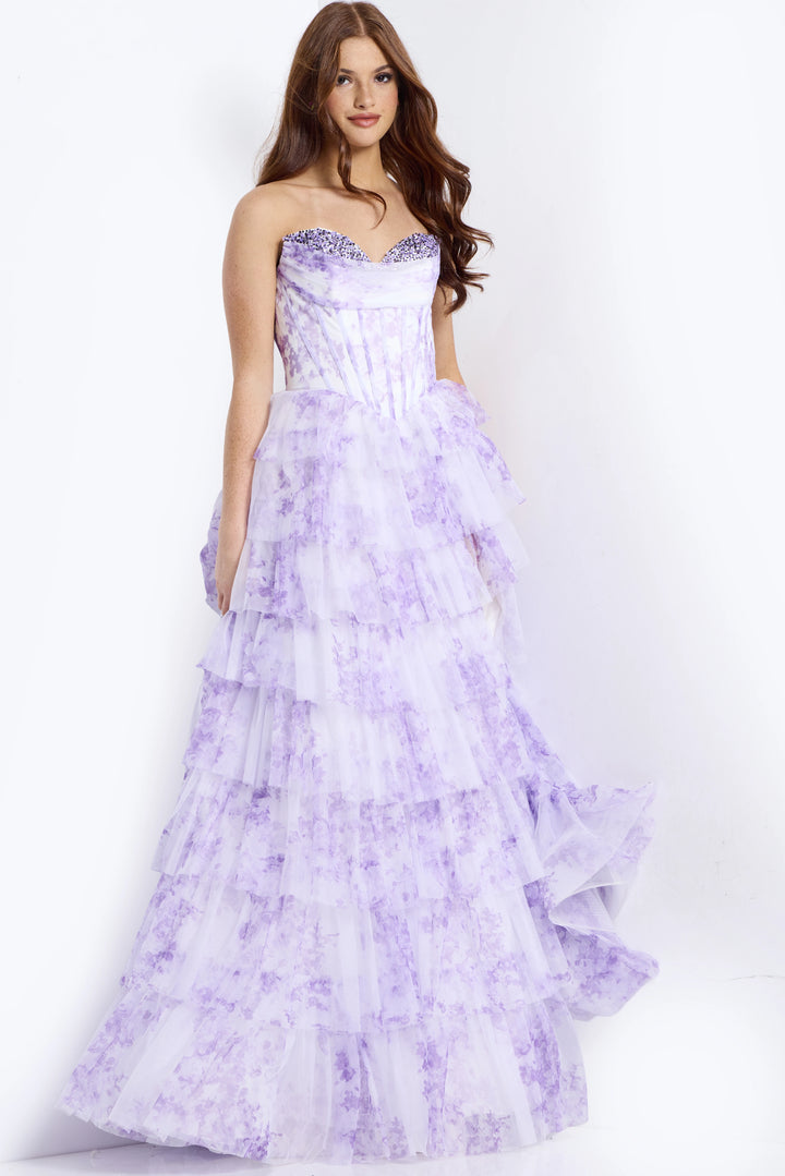 Jovani 47440 Strapless Sweetheart Neckline Evening Gown