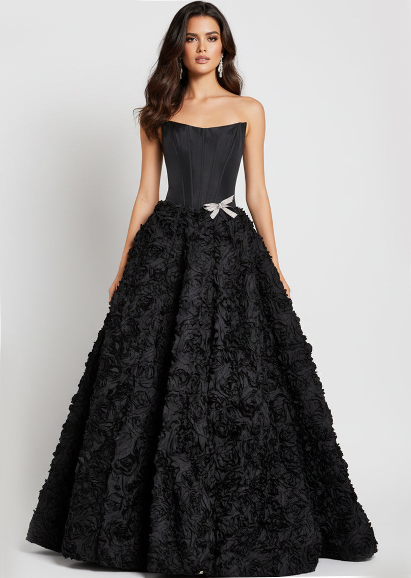 Jovani 47695 Strapless Silhouette Evening Gown