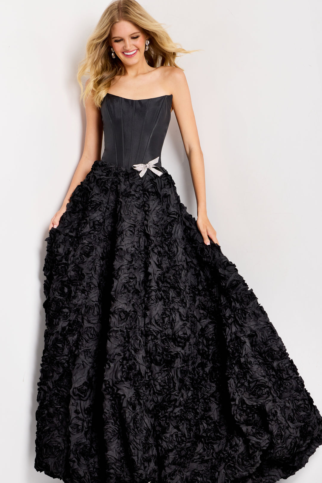 Jovani 47695 Strapless Silhouette Evening Gown