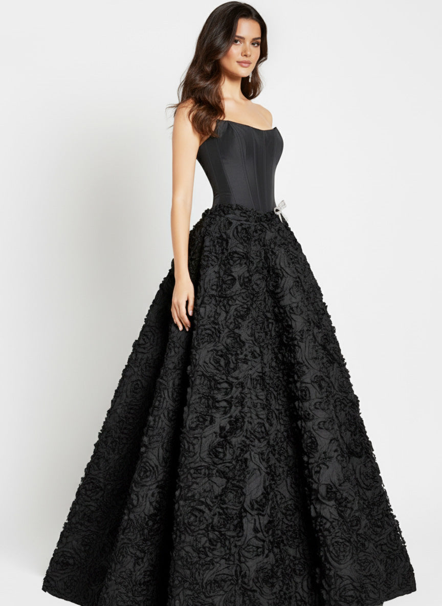 Jovani 47695 Strapless Silhouette Evening Gown