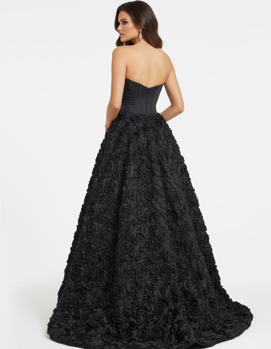 Jovani 47695 Strapless Silhouette Evening Gown