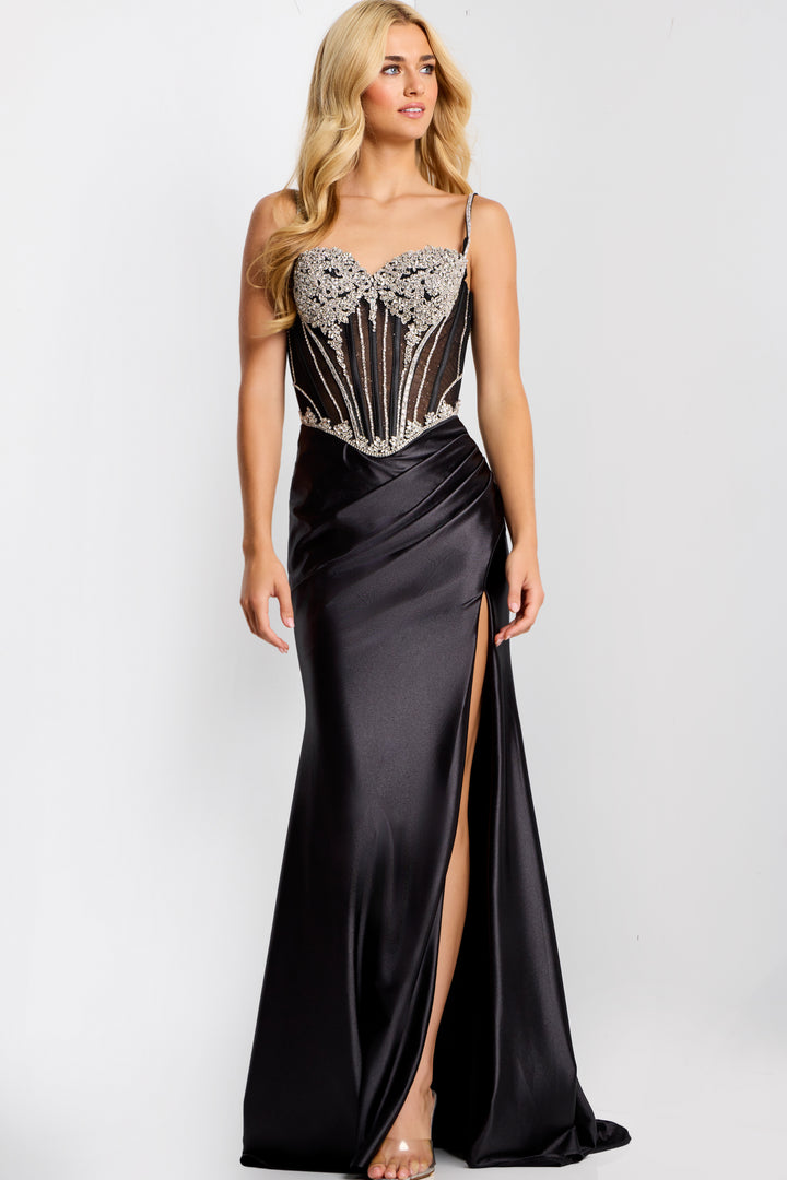Jovani 47849 Sweetheart Neckline Evening Gown
