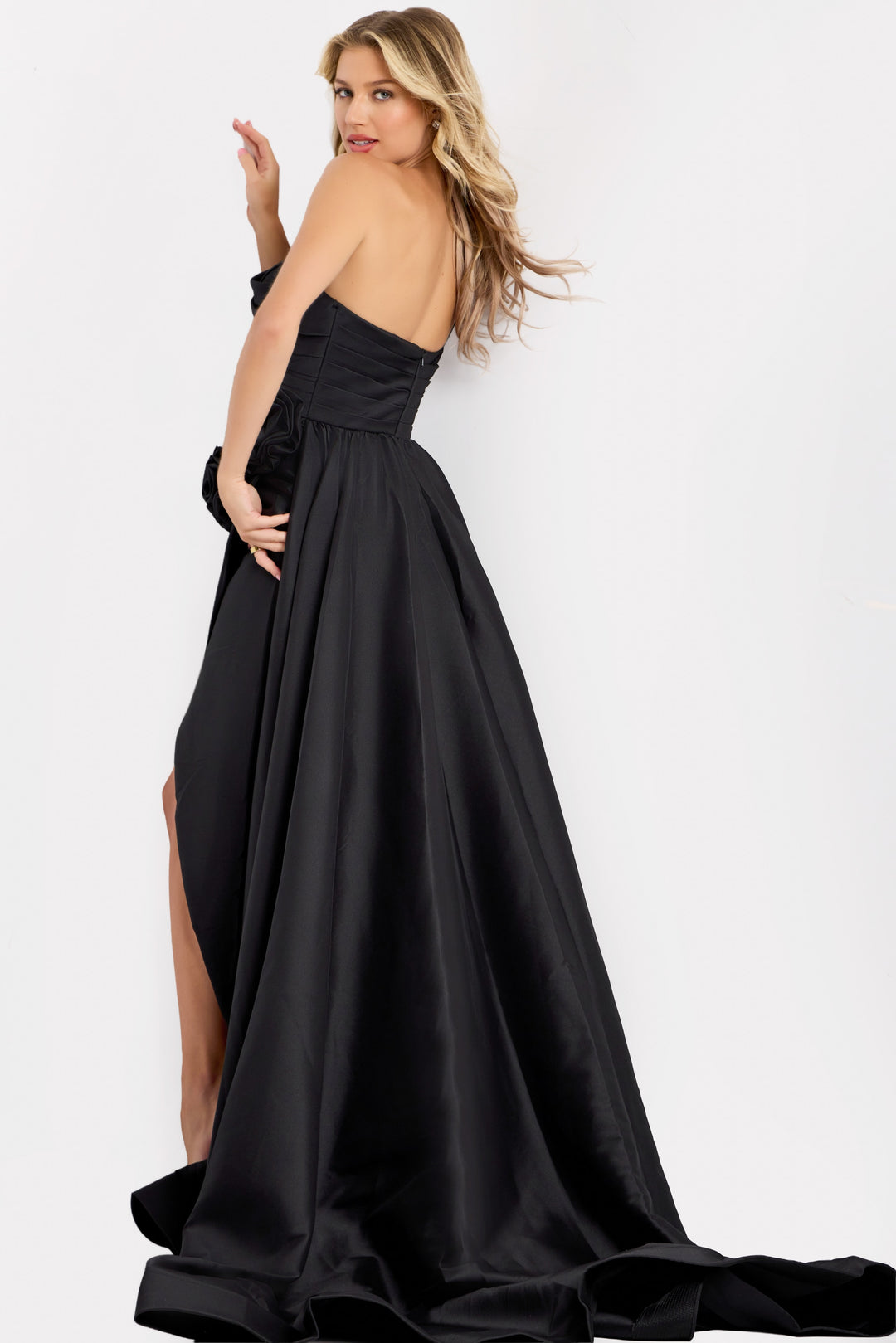 Jovani 48450 Evening Gown With One Shoulder Silhouette
