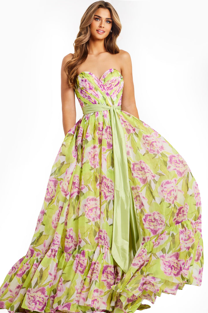 Jovani 48468 Evening Gown With Sweetheart Neckline