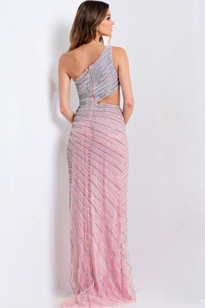 Jovani 48563 Evening Gown With One Shoulder Silhouette