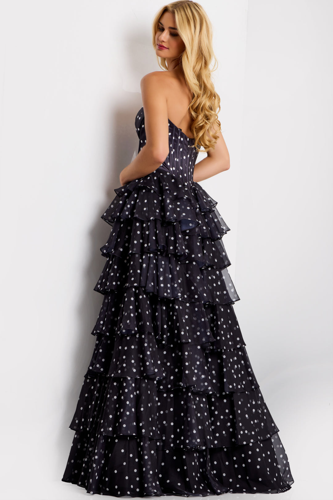 Jovani 49087 Sweetheart A-Line Prom Dress With Ruffles