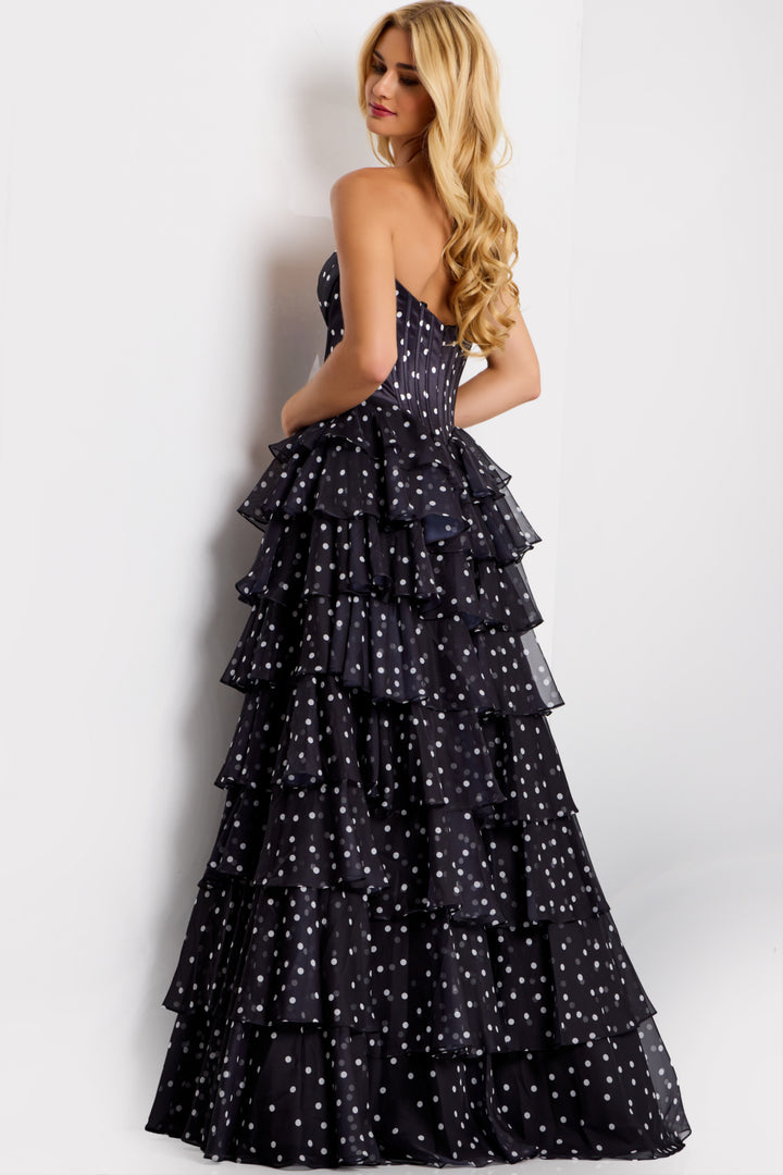 Jovani 49087 Sweetheart A-Line Prom Dress With Ruffles