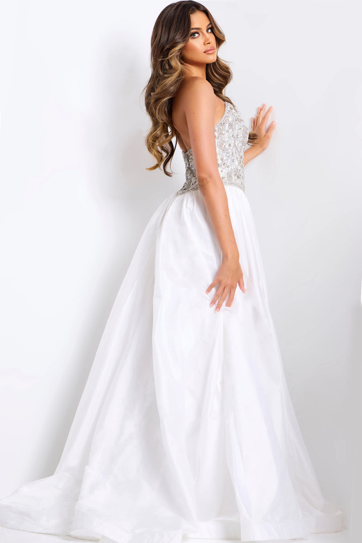 Jovani 49247 Evening Gown With Beaded A-Line Silhouette