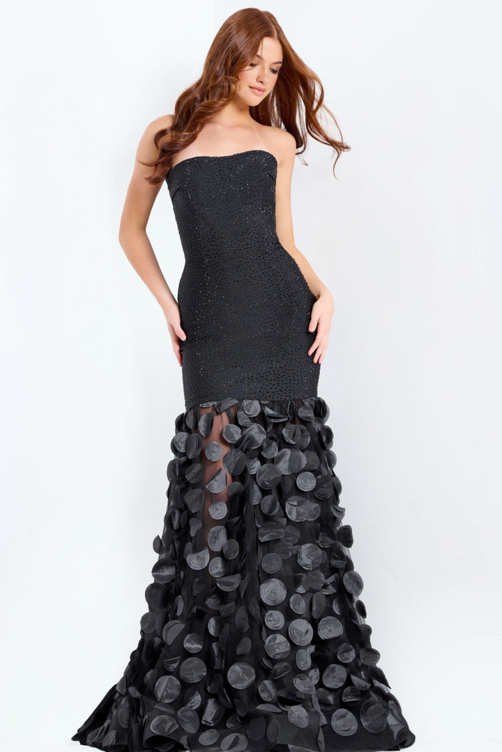 Jovani 49344 Evening Gown With Semi-Sweetheart Neckline