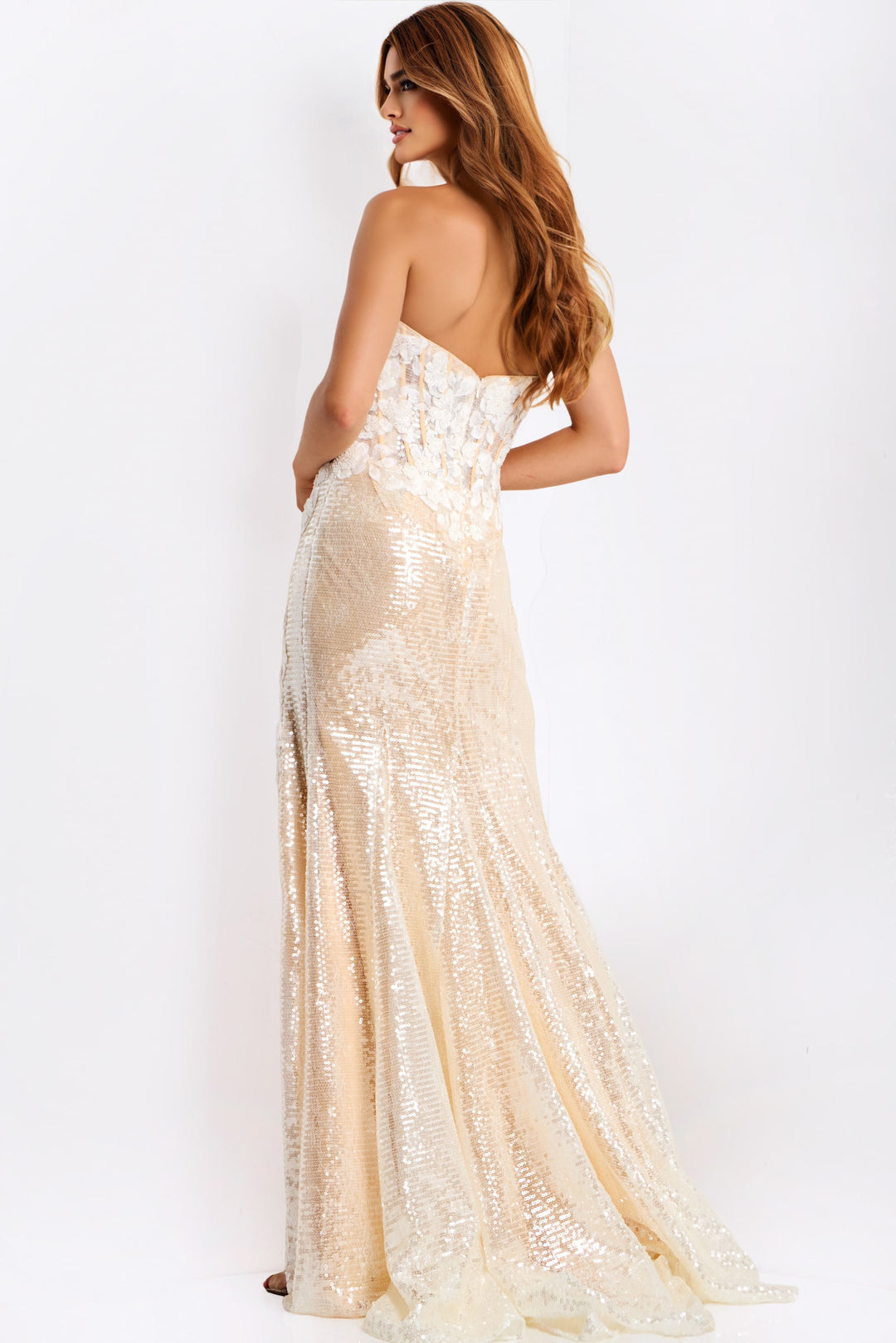Jovani 49362 Evening Gown With Strapless Sweetheart Neckline