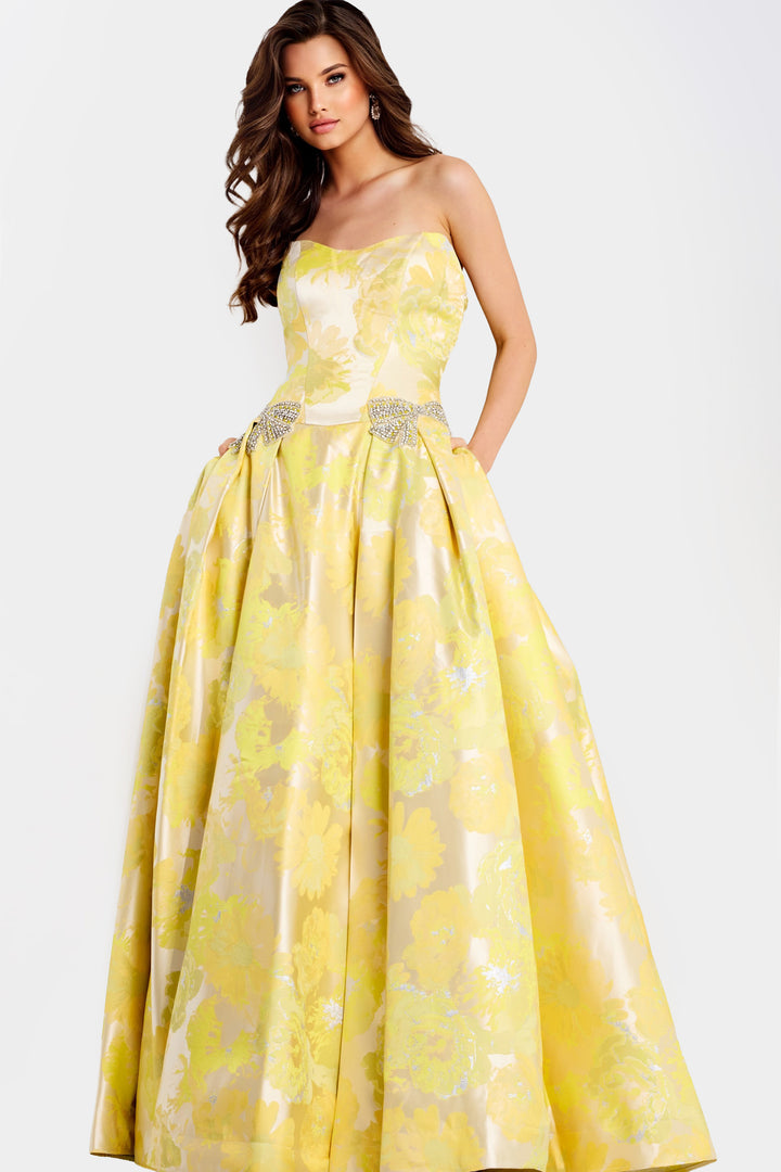Jovani 49502 Evening Gown With Sweetheart Neckline