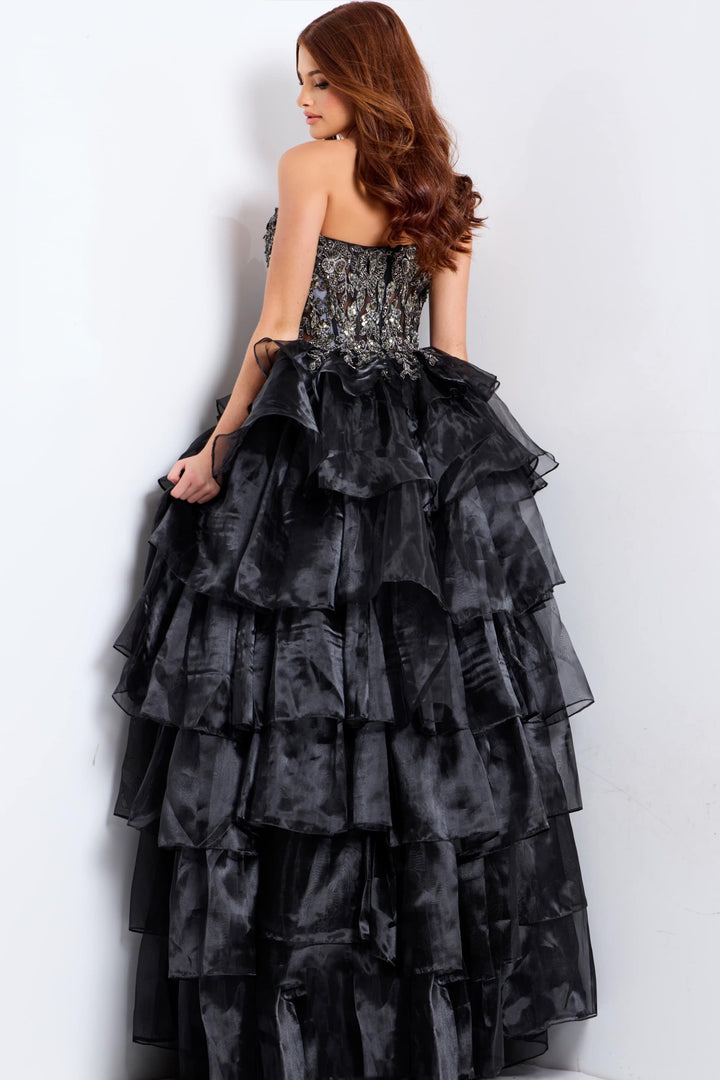 Jovani 50259 Evening Gown With Plunging Sweetheart Neckline
