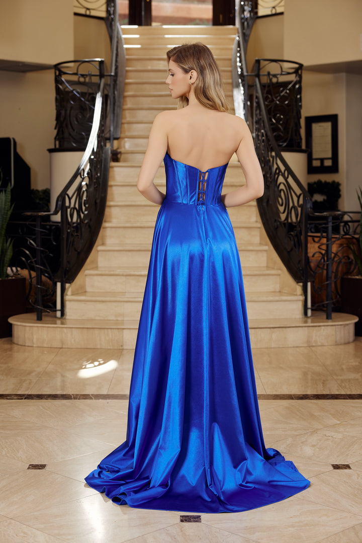 Nox Anabel K1735 fit and flare prom prom dress with sweetheart neckline