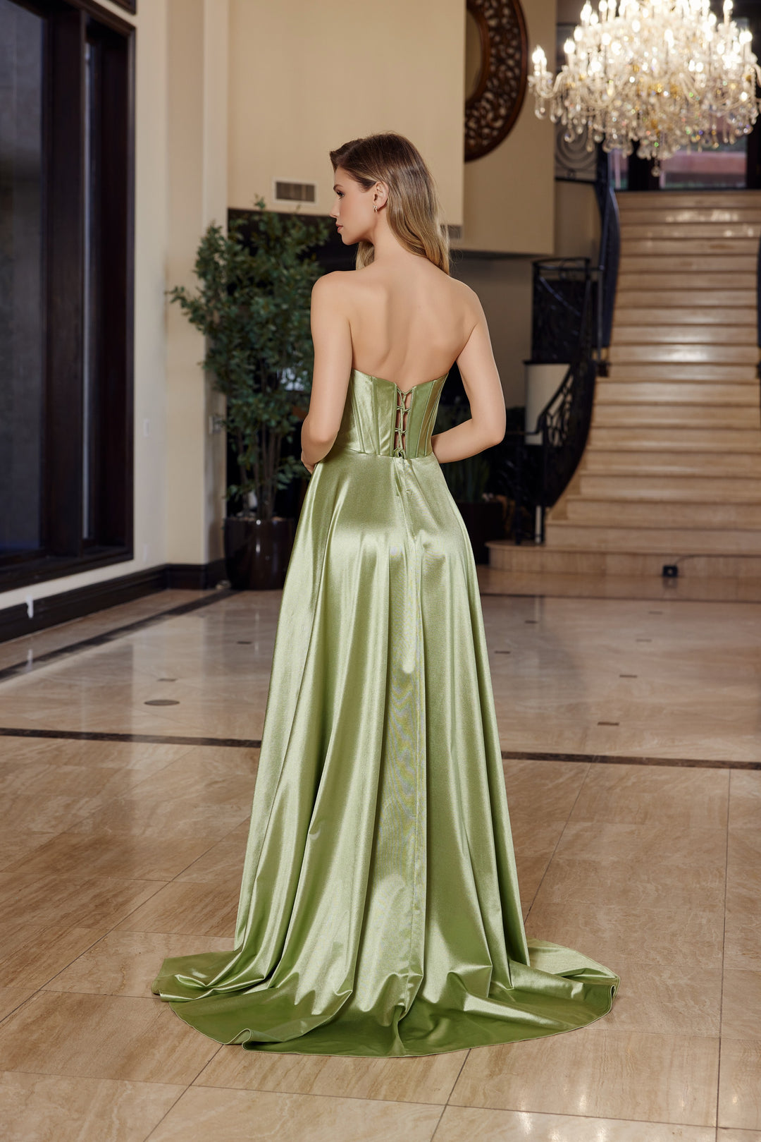 Nox Anabel K1735 fit and flare prom prom dress with sweetheart neckline
