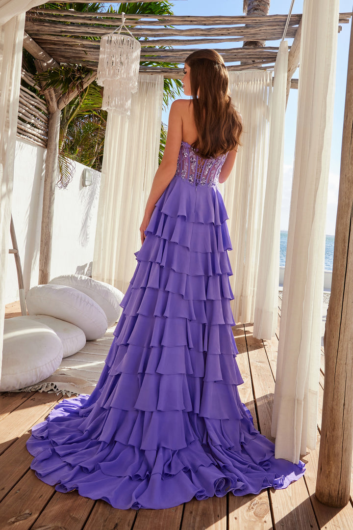 NOX ANABEL Y1551 Exquisite Long Chiffon Dress