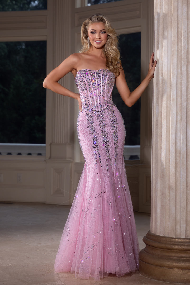 PORTIA & SCARLETT PS25169 Sweetheart Strapless, Beaded Prom Dress
