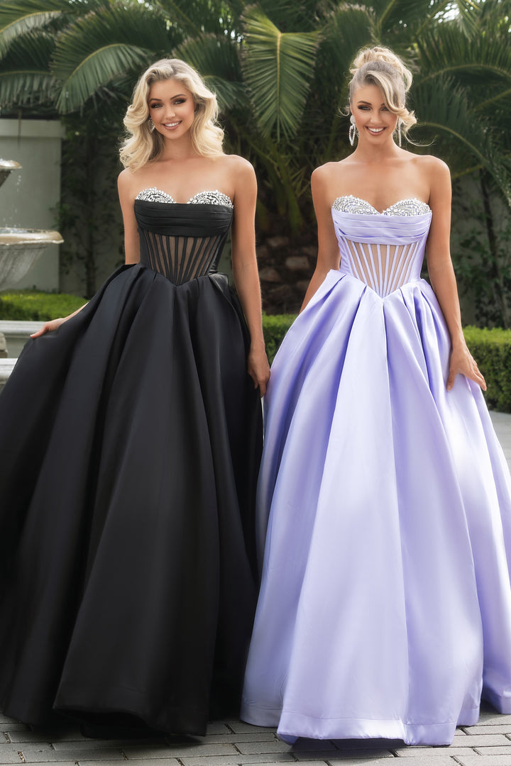 PORTIA & SCARLETT PS25306 Layered Skirt Sweetheart Ballgown