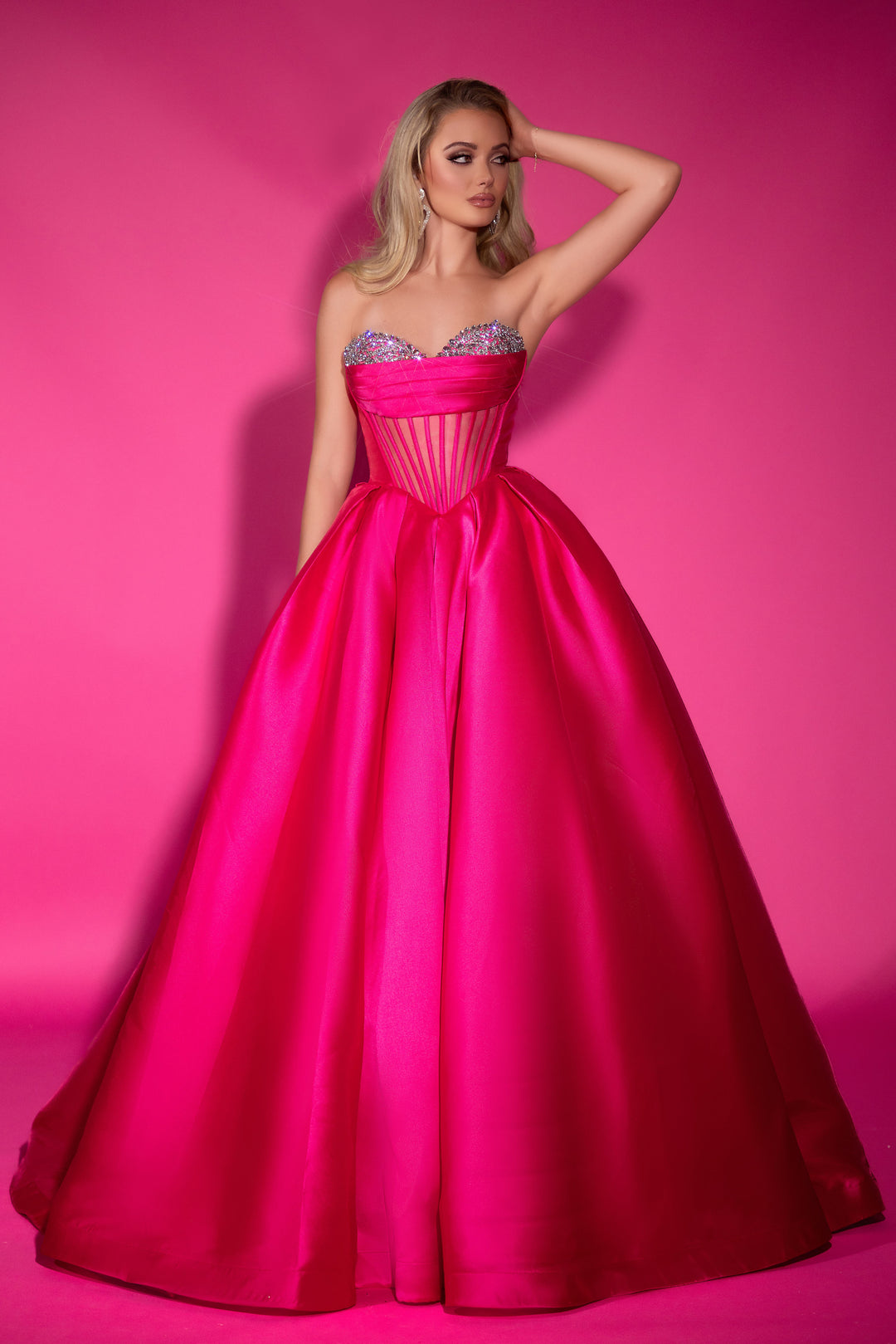PORTIA & SCARLETT PS25306 Layered Skirt Sweetheart Ballgown