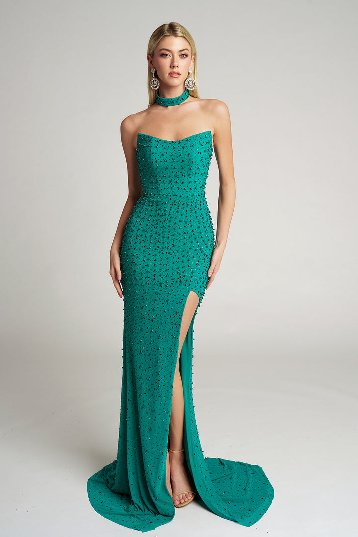 Portia & Scarlett PS26006 Evening Gown With Strapless Neckline