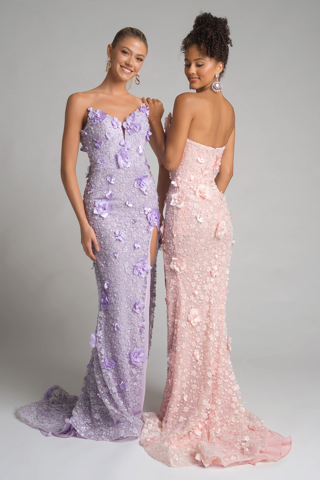 Portia & Scarlett PS26019 Long Sheath Prom Dress With V-Neckline