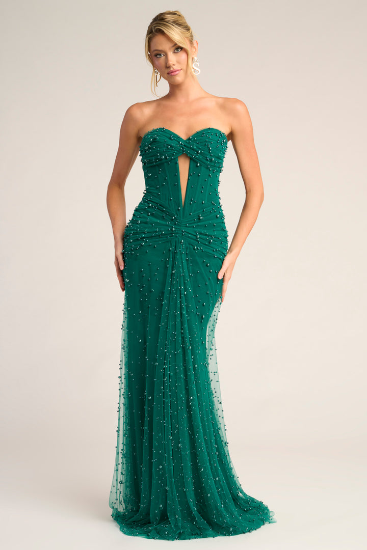 Portia & Scarlett PS26022 Evening Gown With Keyhole Neckline