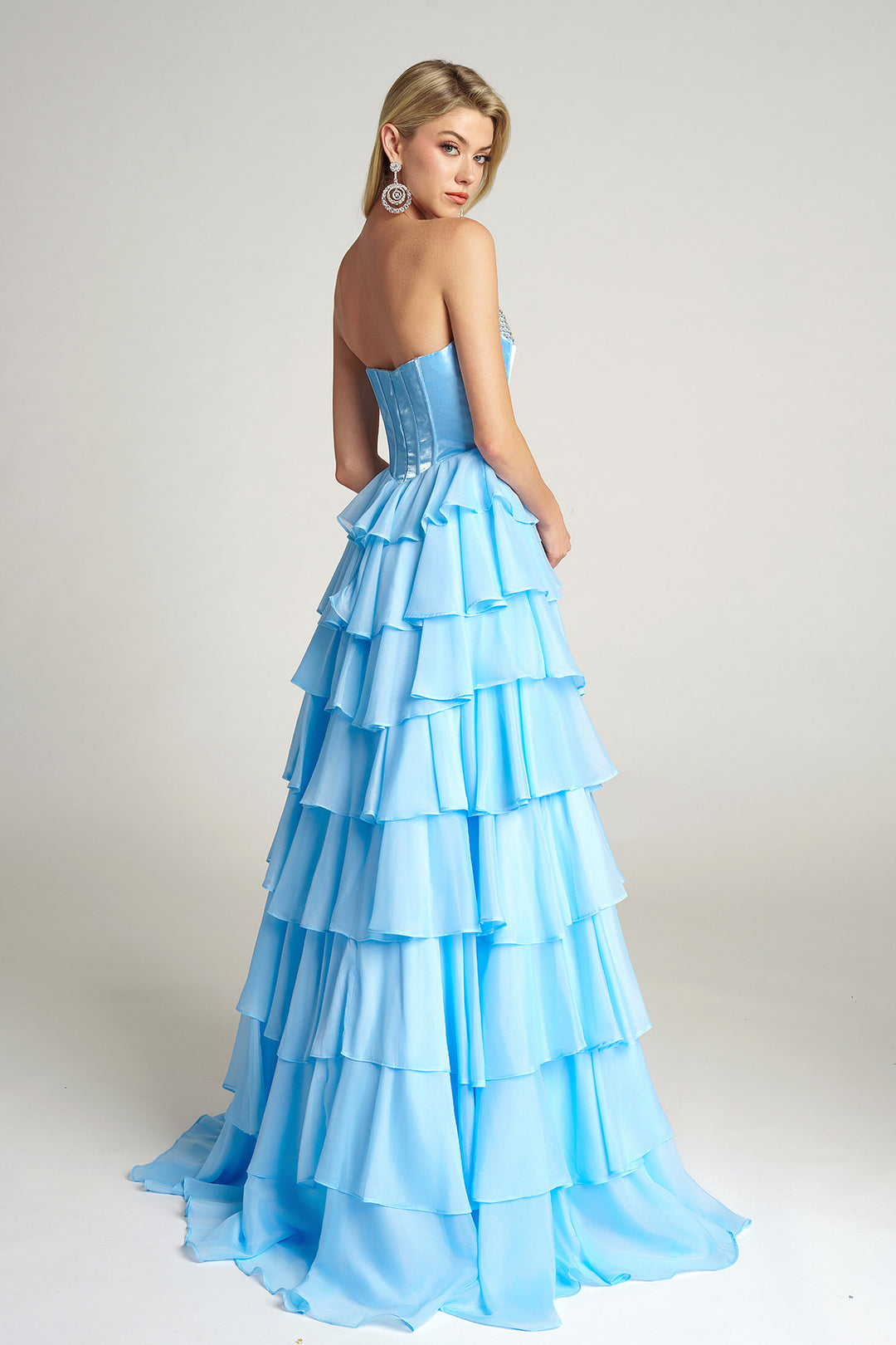 Portia & Scarlett PS26024 Evening Gown Velvet Corset Bodice