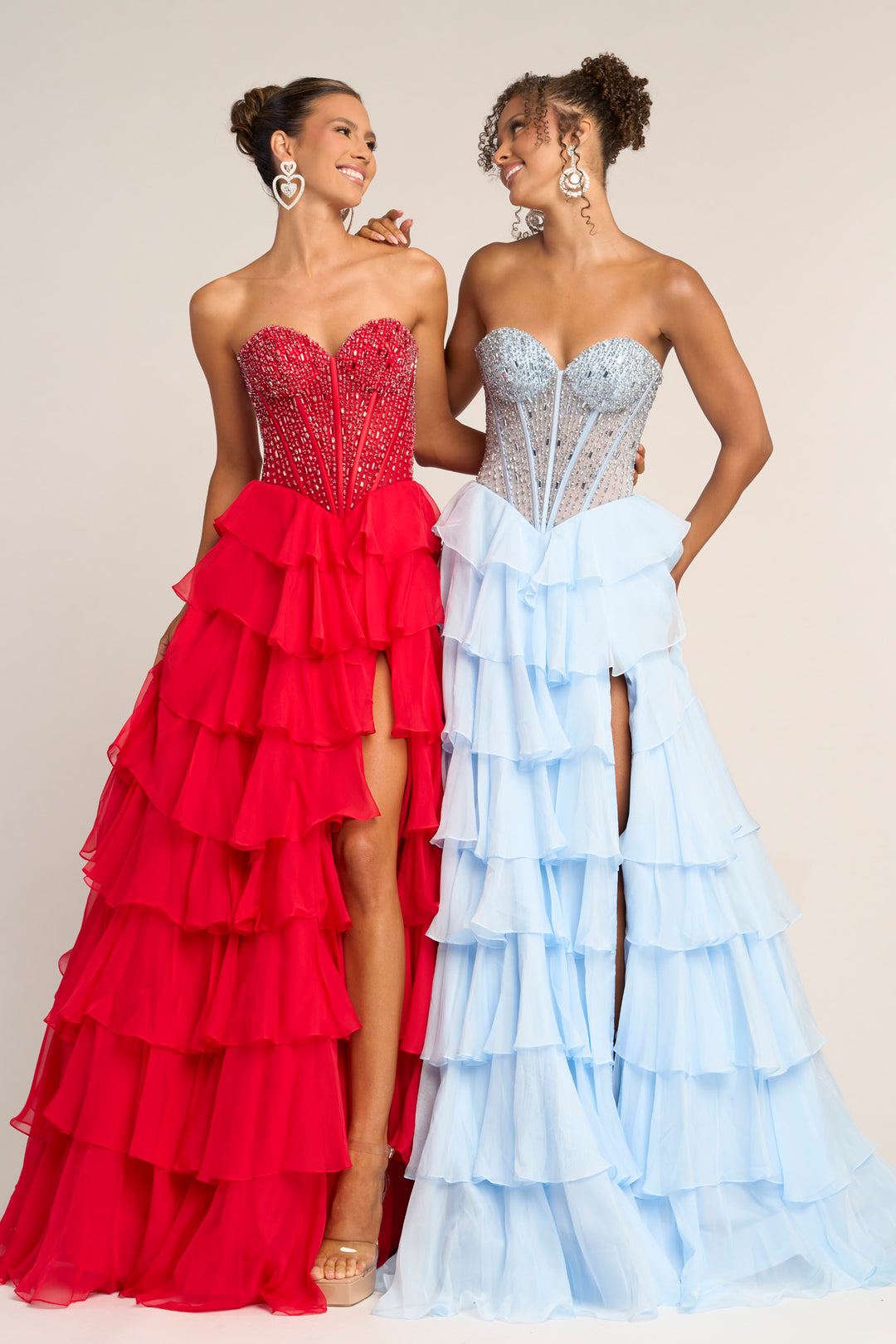 Portia & Scarlett PS26037 Strapless Ruffle Prom Dress