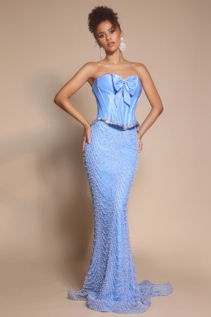 Portia & Scarlett PS26054 Strapless Sheath Prom Dress