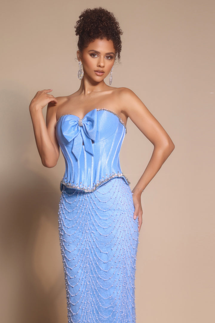 Portia & Scarlett PS26054 Strapless Sheath Prom Dress