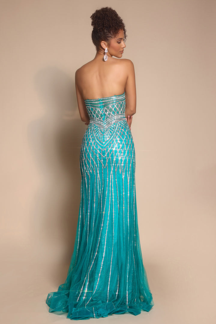 Portia & Scarlett PS26072 Evening Gown Sweetheart Neckline