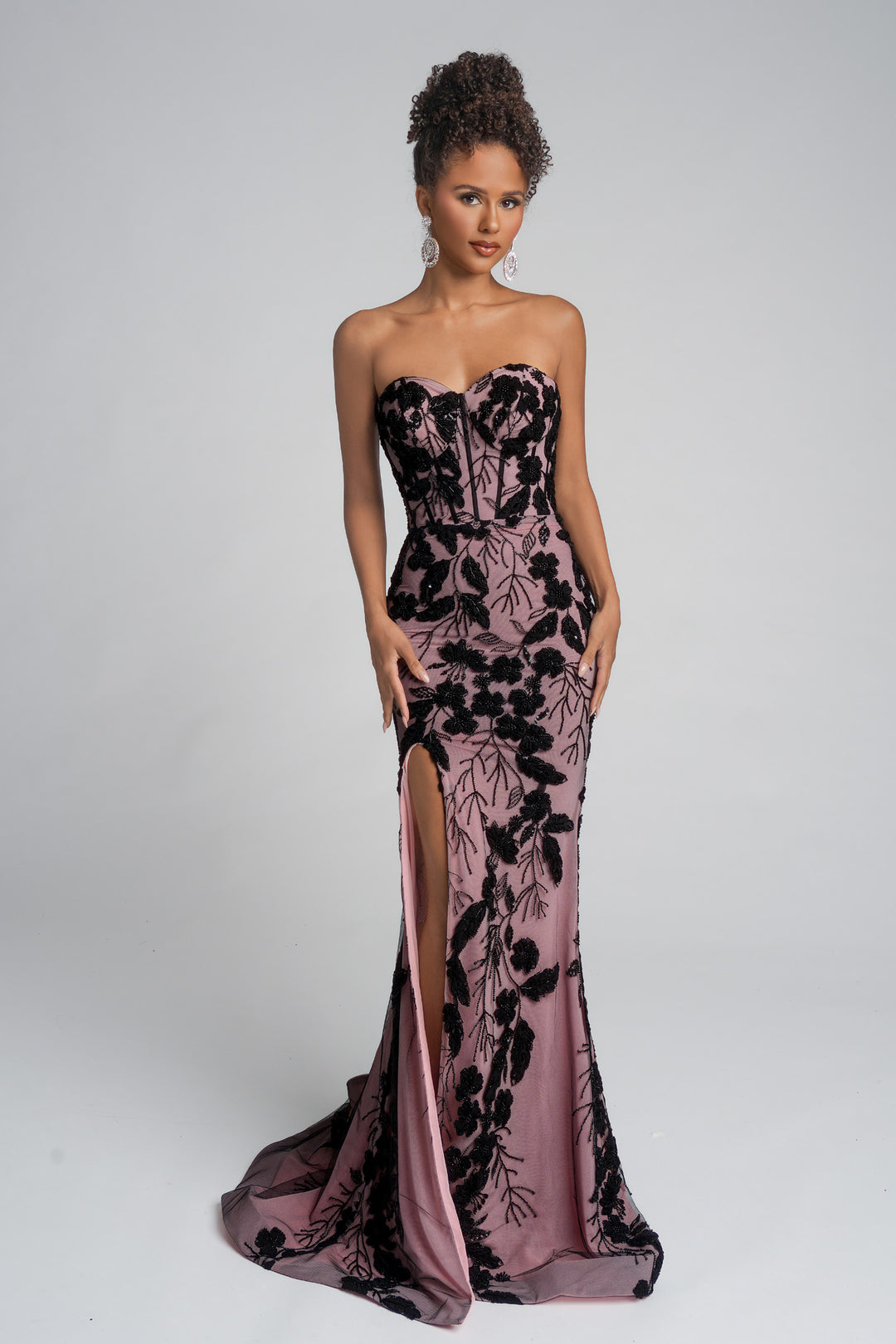 Portia & Scarlett PS26074 Evening Gown With Side Slit Silhouette
