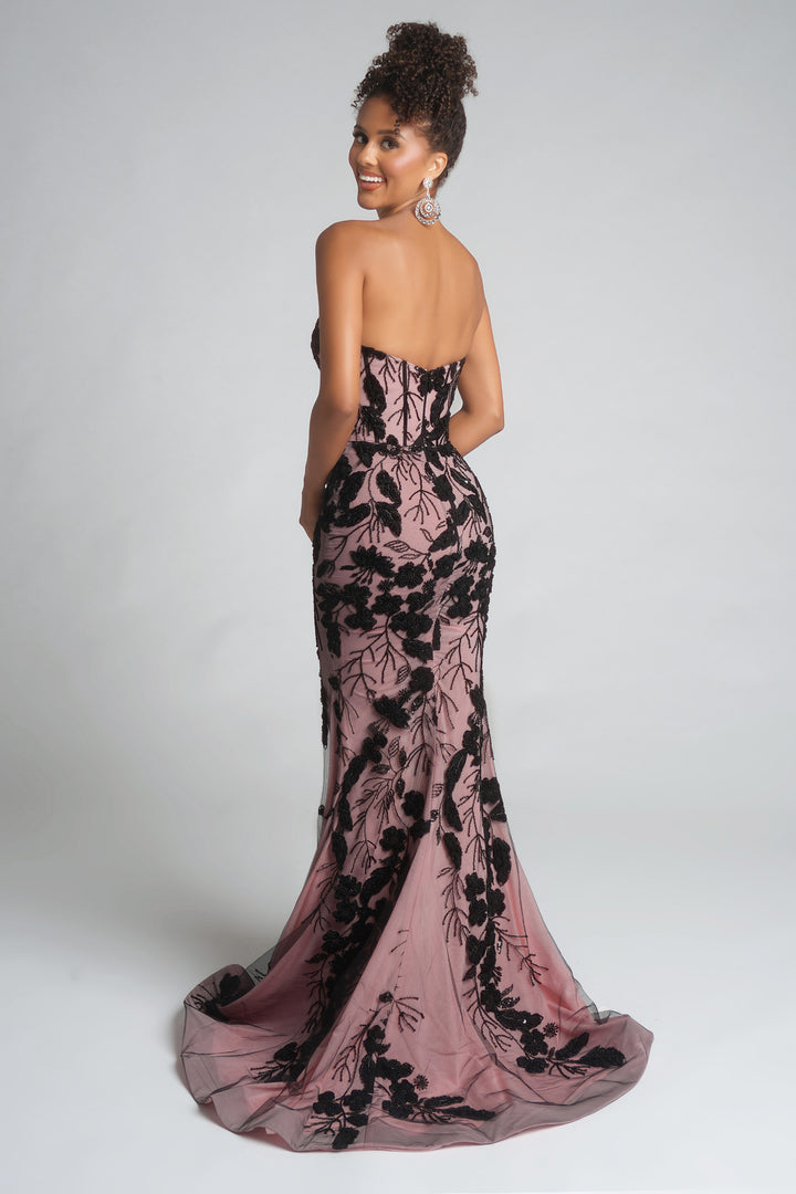 Portia & Scarlett PS26074 Evening Gown With Side Slit Silhouette