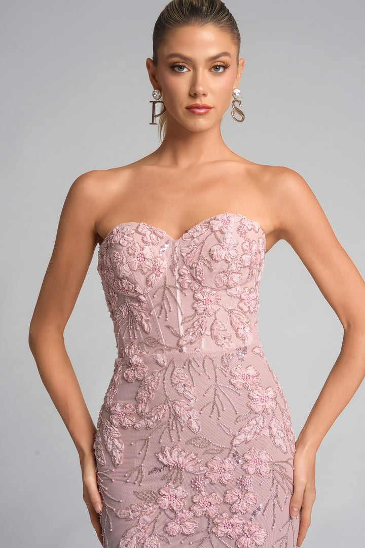 Portia & Scarlett PS26074 Evening Gown With Side Slit Silhouette