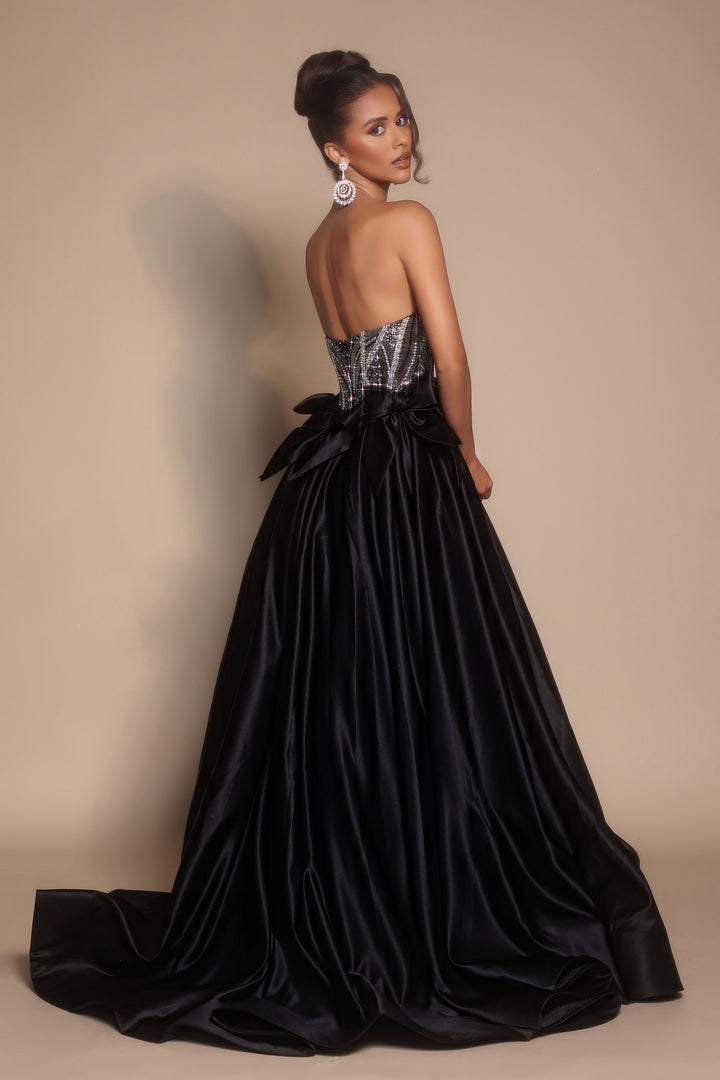 Portia & Scarlett PS26077 Sweetheart Prom Dress With Bow Accents