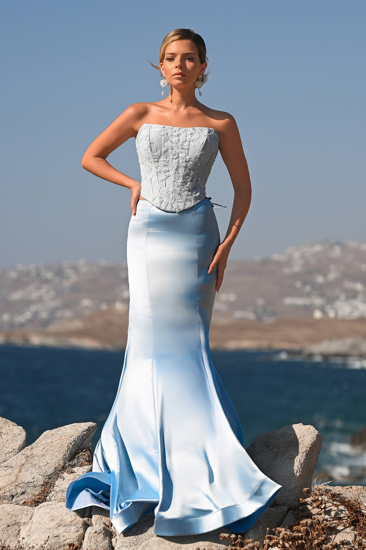 Portia & Scarlett PS26092 Strapless Mermaid Prom Dress