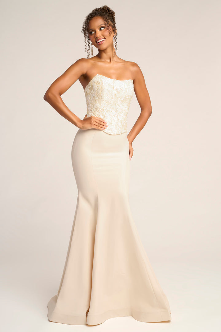 Portia & Scarlett PS26092 Strapless Mermaid Prom Dress