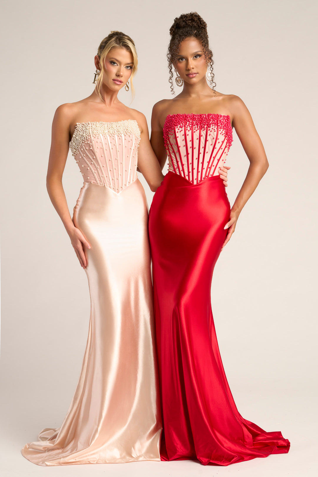 Portia & Scarlett PS26094 Strapless Embellished Prom Dress