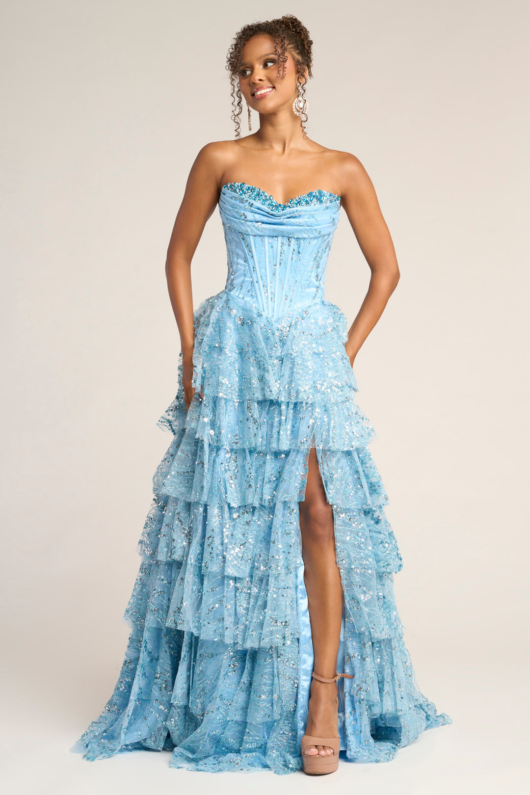 Portia & Scarlett PS26099 Evening Gown With Strapless Silhouette
