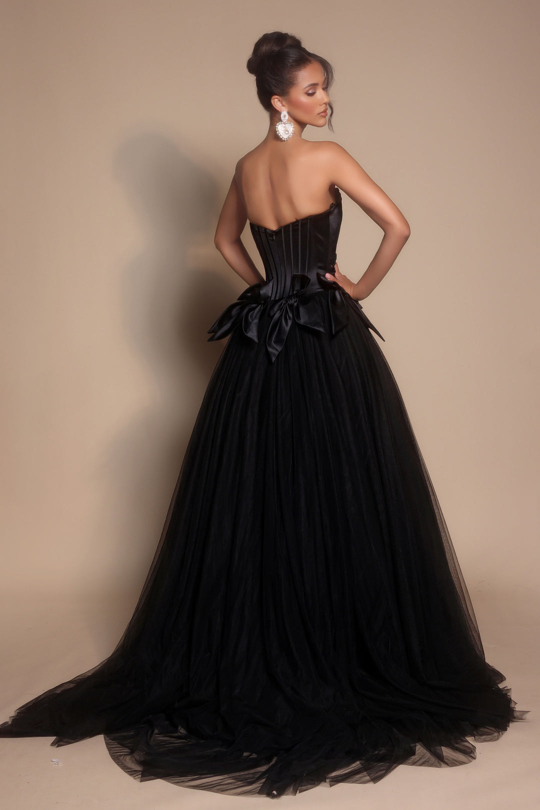Portia & Scarlett PS26102 Evening Gown Beaded Corset Ballgown