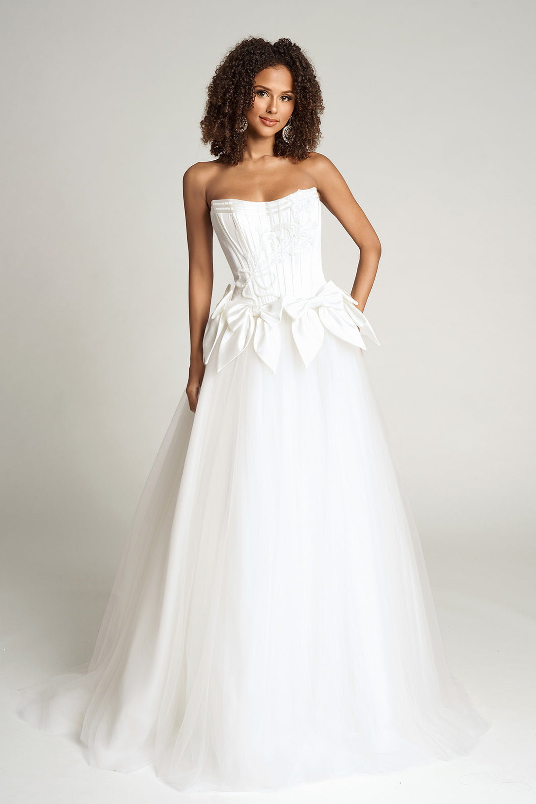 Portia & Scarlett PS26102 Evening Gown Beaded Corset Ballgown