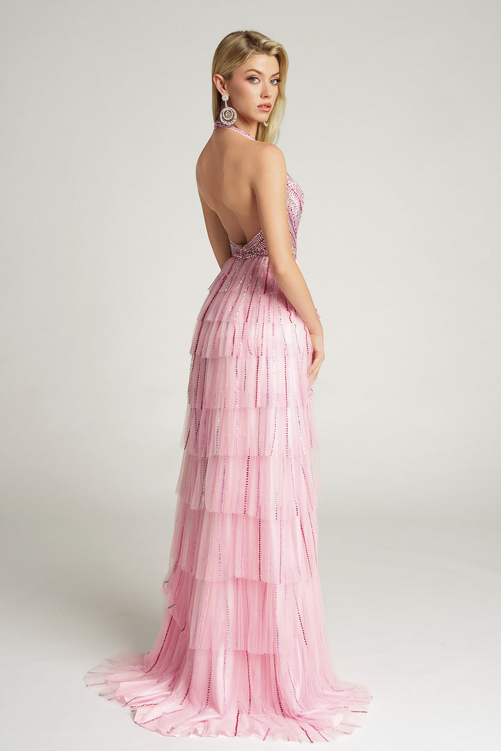 Portia & Scarlett PS26117 Halter A-Line Prom Dress