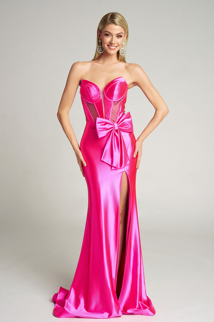 Portia & Scarlett PS26136 Evening Gown With Corset Bodice