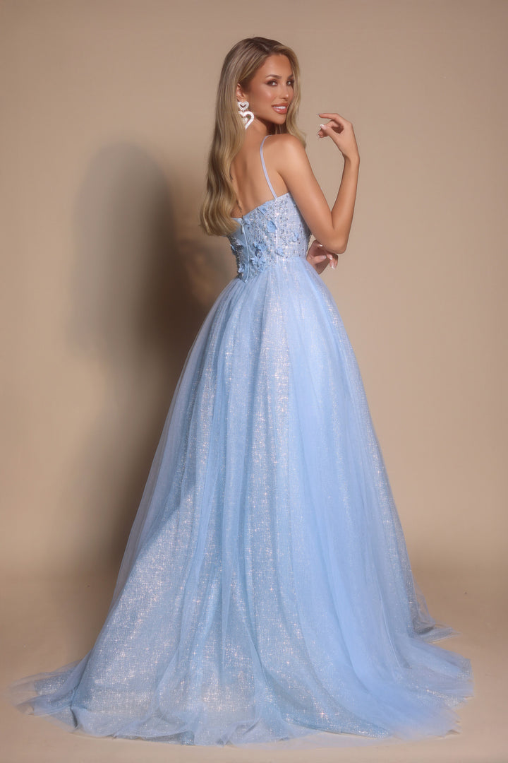 Portia & Scarlett PS26146 Evening Gown A-Line Floral Applique