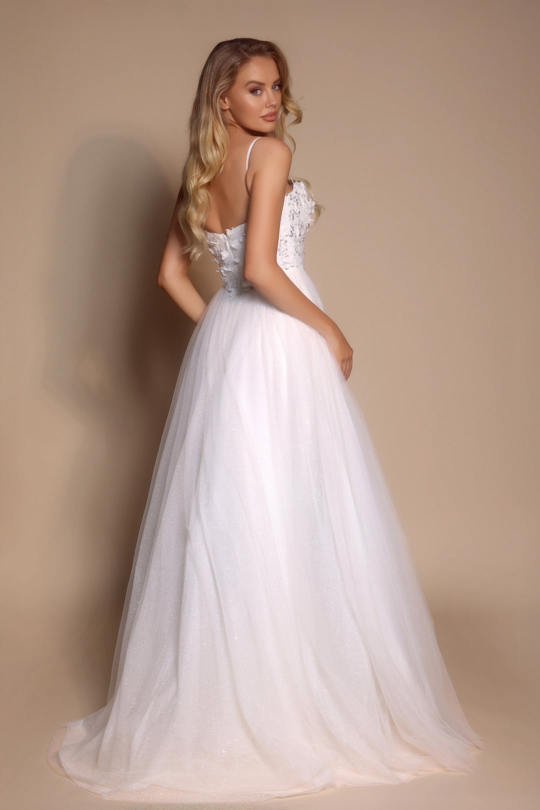 Portia & Scarlett PS26146 Evening Gown A-Line Floral Applique