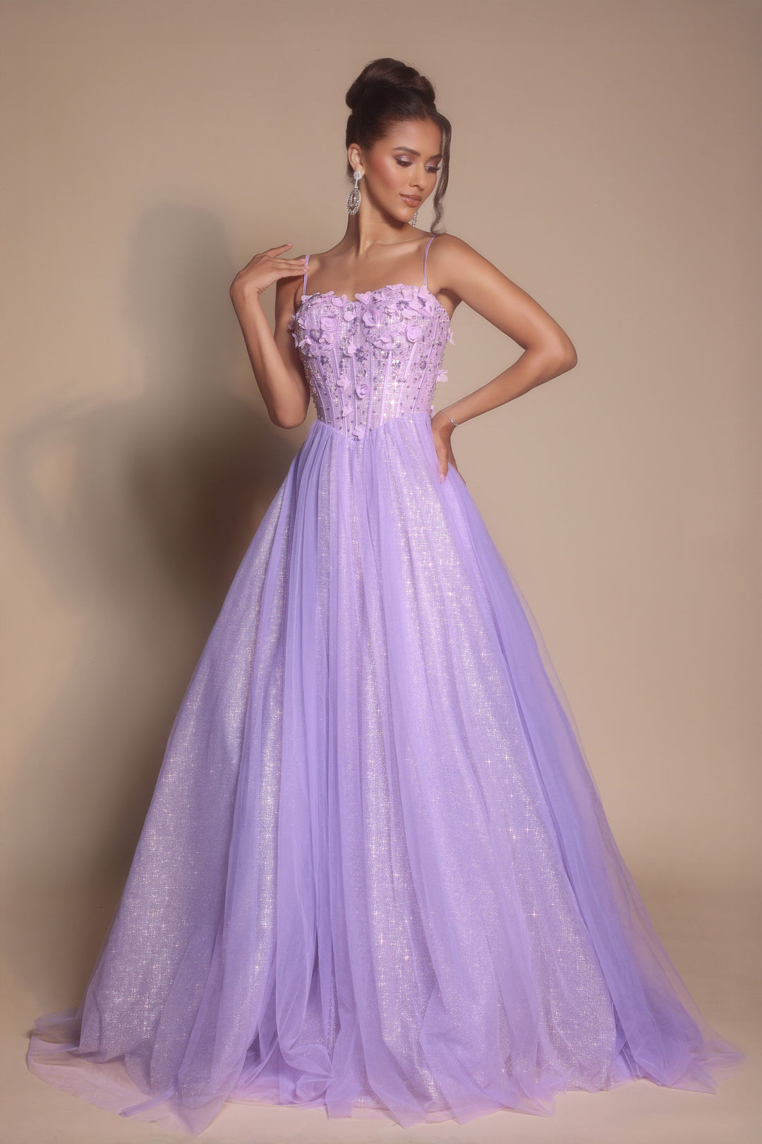 Portia & Scarlett PS26146 Evening Gown A-Line Floral Applique
