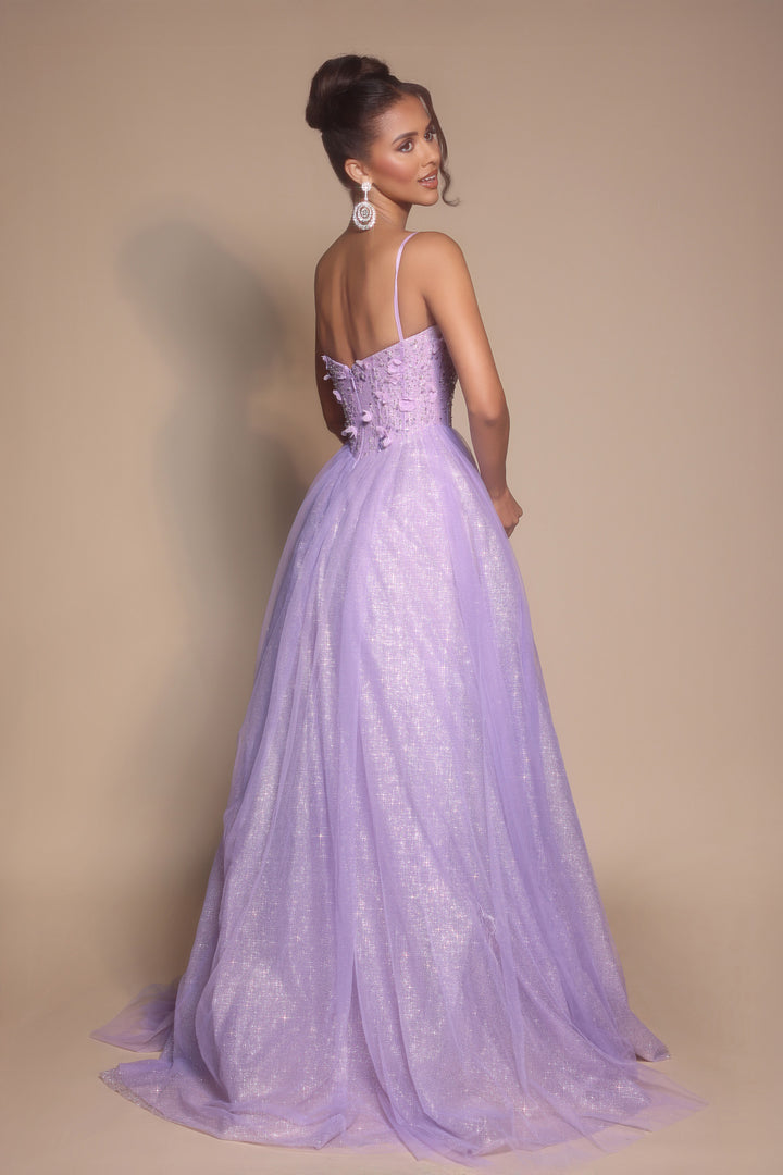Portia & Scarlett PS26146 Evening Gown A-Line Floral Applique