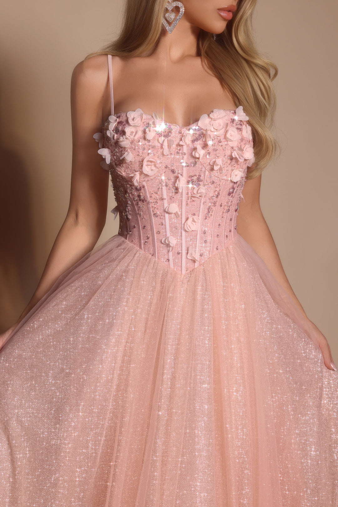 Portia & Scarlett PS26146 Evening Gown A-Line Floral Applique