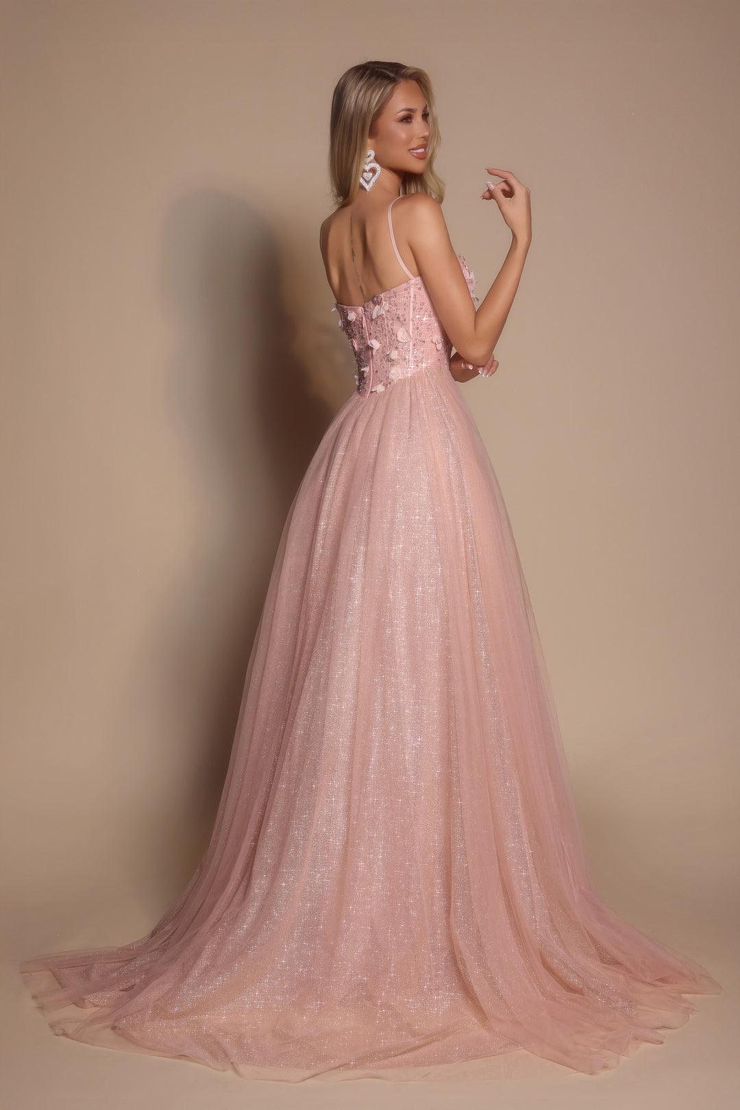Portia & Scarlett PS26146 Evening Gown A-Line Floral Applique