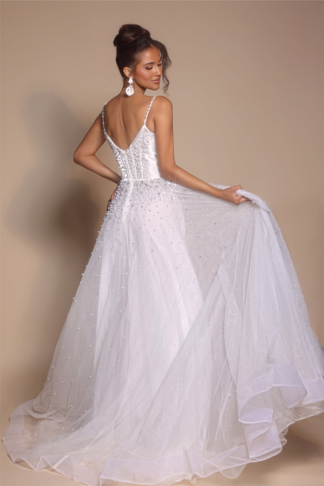 Portia & Scarlett PS26208 Evening Gown Spaghetti Strap Ballgown