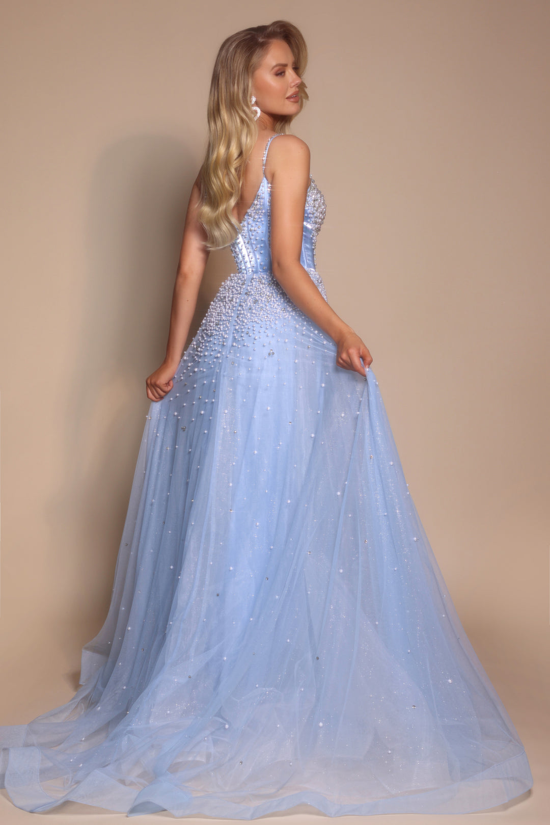 Portia & Scarlett PS26208 Evening Gown Spaghetti Strap Ballgown